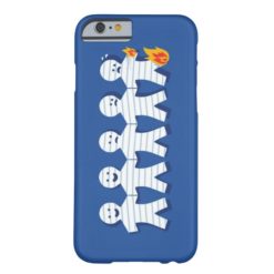 Funny Burning Paper People Chain Barely There iPhone 6 Case