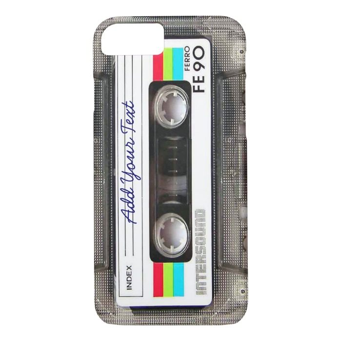 Funny Vintage 80s Retro Music Cassette Tape iPhone 7 Case