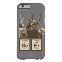 Funny chemistry bear discovered beer barely there iPhone 6 case