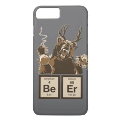 Funny chemistry bear discovered beer iPhone 7 plus case