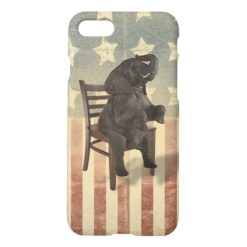 GOP Elephant Takes Over the Chair Funny Republican iPhone 7 Case