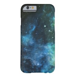 Galaxy Stars Nebula iPhone Blue Green Barely There iPhone 6 Case