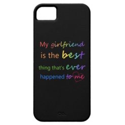 Gay Pride - "My girlfriend is" iPhone SE/5/5s Case