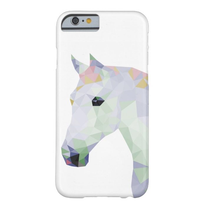 Geometric Colorful Horse Barely There iPhone 6 Case