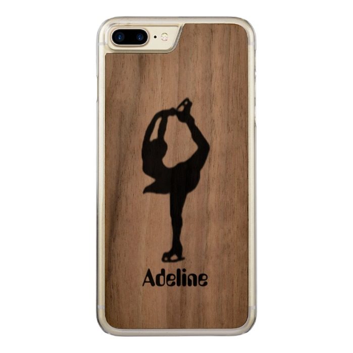 Girl Ice Skating Figure Skating Carved iPhone 7 Plus Case