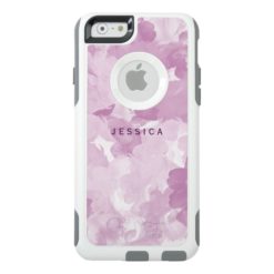 Girly Pink Floral Roses OtterBox Personalized OtterBox iPhone 6/6s Case