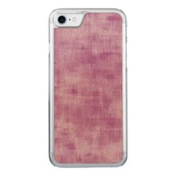 Girly Pink Watercolor Abstract Pattern Carved iPhone 7 Case