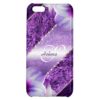 Glitter Violet Monogram iPhone 5C Cover