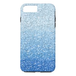 Glittery Blue Ombre Spectrum iPhone 7 Plus Case