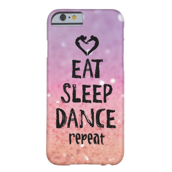 Glittery Eat Sleep Dance case