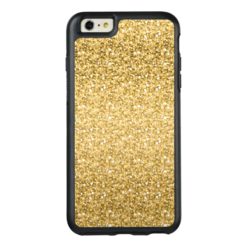Gold And White Glitter OtterBox iPhone 6/6s Plus Case