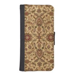 Gold Flowers Arabesque oriental tapastery iPhone SE/5/5s Wallet