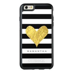 Gold Foil Heart OtterBox iPhone 6/6s Plus Case