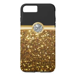 Gold Glitter Bling iPhone 7 Plus Case