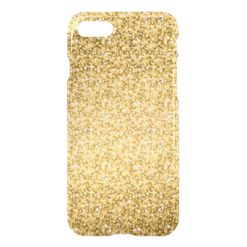 Gold Glitter Pattern iPhone 7 Case