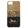 Gold and Black Leopard Custom iPhone 5C Case