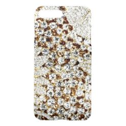 Gold and Silver Floral Diamond Bling iPhone 7 Plus Case