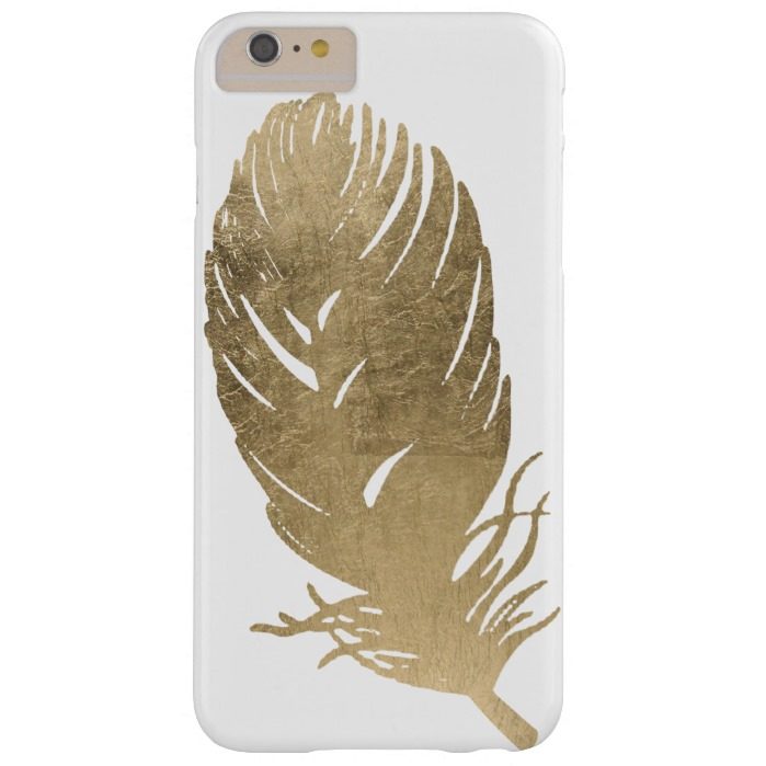 Golden FeatherBarely There iPhone 6 Plus Case
