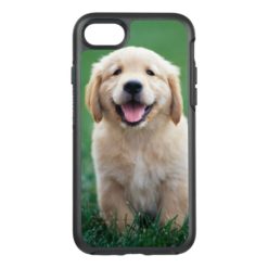Golden Retriever Puppy Stitting On Grass OtterBox Symmetry iPhone 7 Case