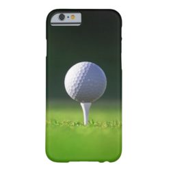 Golf Ball Tee Off Barely There iPhone 6 Case