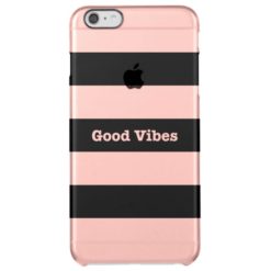 Good Vibes Rose Gold iPhone 6s Plus 6 Plus Custom Clear iPhone 6 Plus Case