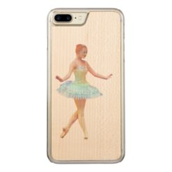 Graceful Ballerina with Red Hair Carved iPhone 7 Plus Case