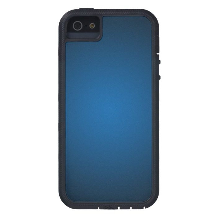 Grainy Blue-Black Vignette Case For iPhone SE/5/5s