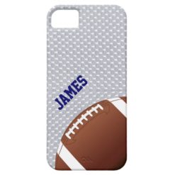 Gray Football Custom iPhone 5 Case