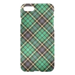 Green Plaid iPhone Case