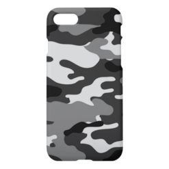 Grey Camouflage iPhone 7 Case