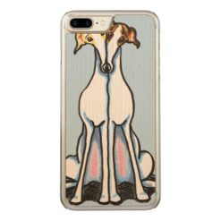 Grey Gathering Carved iPhone 7 Plus Case