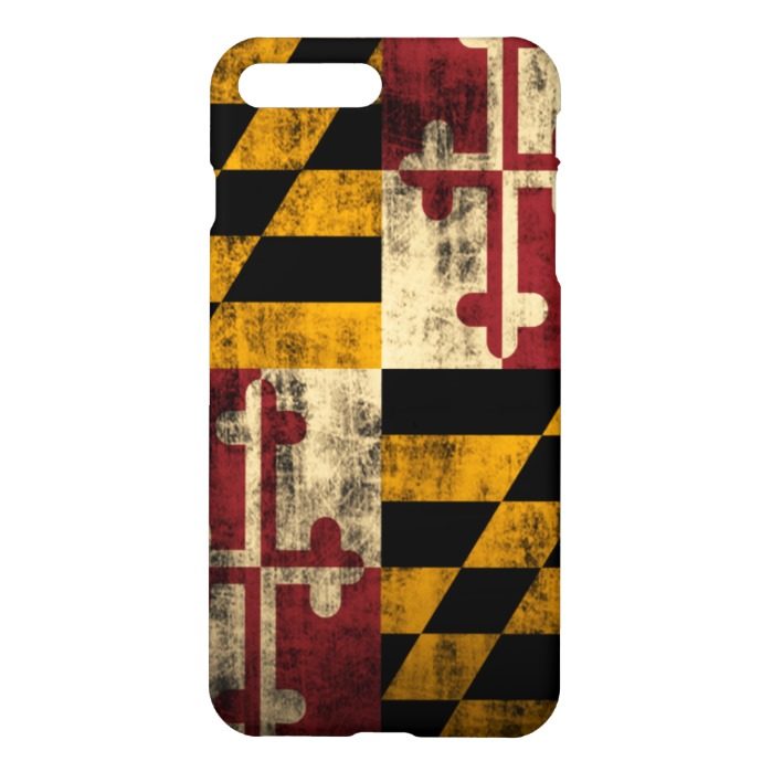Grunge Maryland Flag iPhone 7 Plus Case
