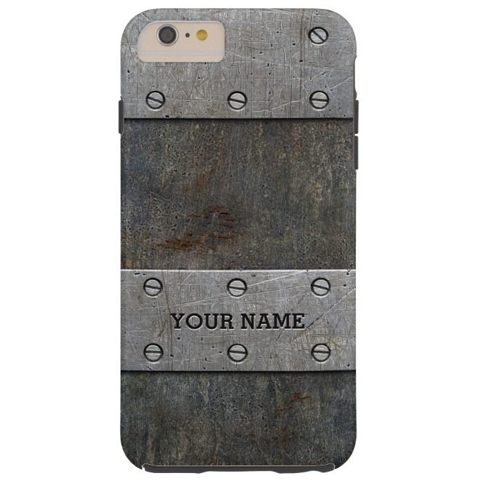 Grunge Metal Look Tough iPhone 6/6s Plus Case