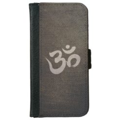 Grunge Om Symbol Yoga & Meditation iPhone 6/6s Wallet Case