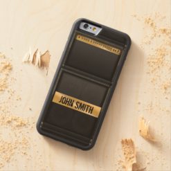 Guitar amp with custom name Carved maple iPhone 6 bumper case