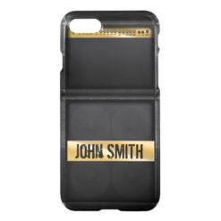 Guitar amp with custom name iPhone 7 case