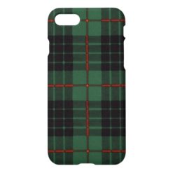 Gunn clan Plaid Scottish tartan iPhone 7 Case