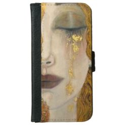 Gustav Klimt Woman Crying Wallet Case
