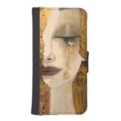 Gustav Klimt Women iPhone SE/5/5s Wallet Case