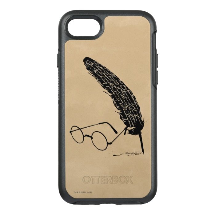 HARRY POTTER? Glasses And Quill 2 OtterBox Symmetry iPhone 7 Case