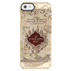 Harry Potter | Marauder's Map Clear iPhone SE/5/5s Case