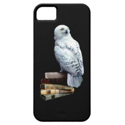 Hedwig on books iPhone SE/5/5s case
