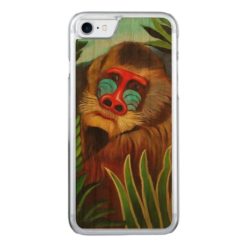Henri Rousseau Mandrill In The Jungle Vintage Art Carved iPhone 7 Case