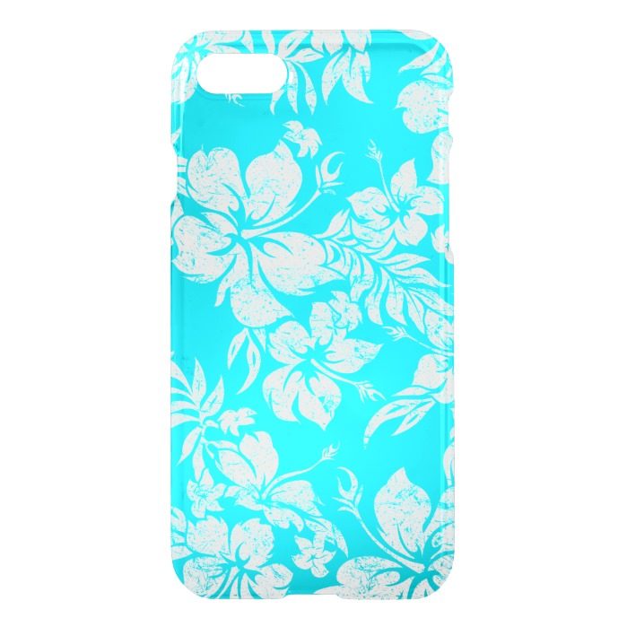 Hibiscus Pareau Hawaiian Floral Aloha Shirt iPhone 7 Case