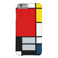High Res Piet Mondrian Composition Barely There iPhone 6 Case
