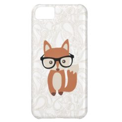 Hipster Baby Fox w/Glasses iPhone 5C Case