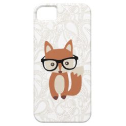Hipster Baby Fox w/Glasses iPhone SE/5/5s Case