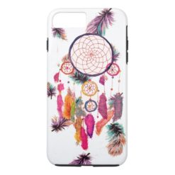 Hipster Watercolor Dreamcatcher Feather Pattern iPhone 7 Plus Case