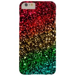 Holiday Rainbow Glitter iPhone 6 Plus Case