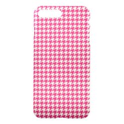 Houndstooth Pink iPhone 7 Plus Case